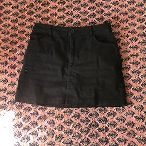 Black skirt